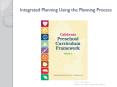 Integrated Planning Using the Planning Process PowerPoint PPT Presentation