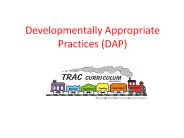 Developmentally Appropriate Practices (DAP)