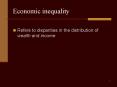 Economic inequality PowerPoint PPT Presentation