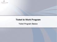 Ticket to Work Program
