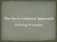 Defining Principles
