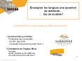 Enseigner les langues une question de m PowerPoint PPT Presentation