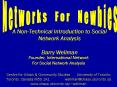 A Non-Technical Introduction to Social Network Analysis Barry Wellman PowerPoint PPT Presentation