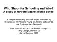 Who Shops for Schooling and Why? A Study of Hartford Magnet Middle School PowerPoint PPT Presentation