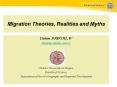 Migration Theories, Realities and Myths PowerPoint PPT Presentation