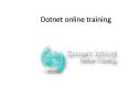 Dotnet online training PowerPoint PPT Presentation