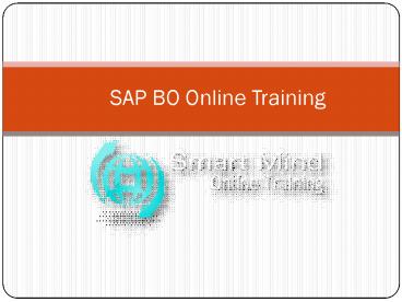 SAP BO online training
