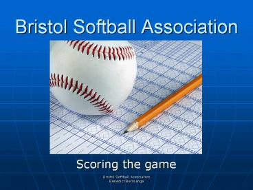 Bristol Softball Association