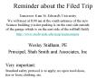 Reminder about the Filed Trip PowerPoint PPT Presentation