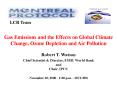 Gas Emissions and the Effects on Global Climate Change, Ozone Depletion and Air Pollution PowerPoint PPT Presentation