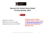 2014 Market Research Carbon Brush China & Global