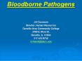 Bloodborne Pathogens PowerPoint PPT Presentation