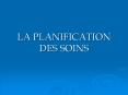 LA PLANIFICATION DES SOINS PowerPoint PPT Presentation