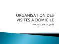 ORGANISATION DES VISITES A DOMICILE PowerPoint PPT Presentation