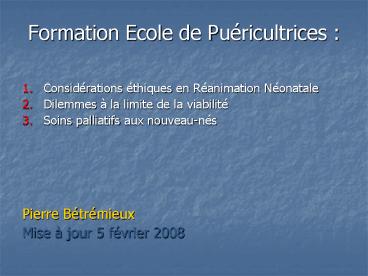 Formation Ecole de Pu