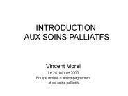 INTRODUCTION AUX SOINS PALLIATFS