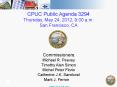 CPUC Public Agenda 3294 Thursday, May 24, 2012, 9:00 a.m. San Francisco, CA PowerPoint PPT Presentation