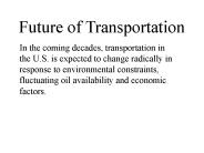 Future of Transportation