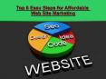 Top 6 Easy Steps For Affordable Web Site Marketing PowerPoint PPT Presentation