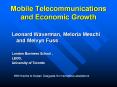 Mobile Telecommunications and Economic Growth PowerPoint PPT Presentation
