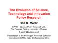 The Evolution of Science, Technology and Innovation Policy Research PowerPoint PPT Presentation