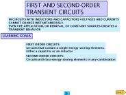 FIRST AND SECOND-ORDER