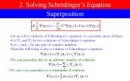 2. Solving Schr