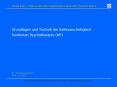 Grundlagen und Technik der tiefenpsychologisch PowerPoint PPT Presentation