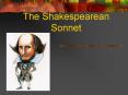 The Shakespearean Sonnet PowerPoint PPT Presentation