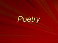 Poetry PowerPoint PPT Presentation