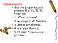 Calentamiento PowerPoint PPT Presentation