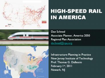 HIGH-SPEED RAIL IN AMERICA