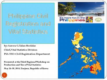 Philippine Civil Registration and Vital Statistics