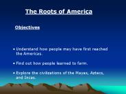 Roots of the American People
