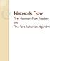 Network Flow PowerPoint PPT Presentation