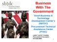 Business With The Government PowerPoint PPT Presentation