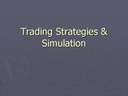 Trading Strategies