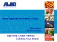 USDA Agricultural Outlook Forum PowerPoint PPT Presentation