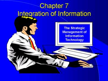 Chapter 7 Integration of Information