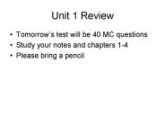 Unit 1 Review