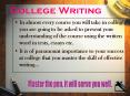 College Writing PowerPoint PPT Presentation