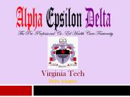 Alpha Epsilon Delta