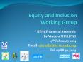 Equity and Inclusion Working Group PowerPoint PPT Presentation
