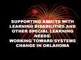 SUPPORTING ADULTS WITH LEARNING DISABILITIES AND OTHER SPECIAL LEARNING NEEDS:  WORKING TOWARD SYSTEMS CHANGE IN OKLAHOMA PowerPoint PPT Presentation
