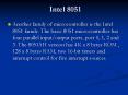 Intel 8051 PowerPoint PPT Presentation