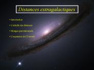 Distances extragalactiques