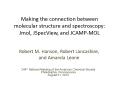 Making the connection between molecular structure and spectroscopy: Jmol, JSpecView, and JCAMP-MOL PowerPoint PPT Presentation