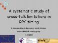 A systematic study of cross-talk limitations in RPC timing PowerPoint PPT Presentation