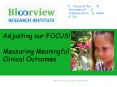 Adjusting our FOCUS! Measuring Meaningful Clinical Outcomes PowerPoint PPT Presentation