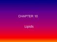 Lipids PowerPoint PPT Presentation